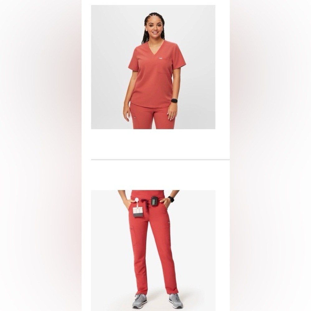 Figs CLAY Catarina Scrub Top LIMITED EDITION NWT